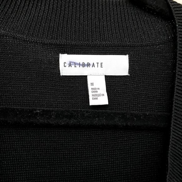 NWOT Calibrate Black Button Front Bomber Jacket (Size M) - Picture 7 of 7